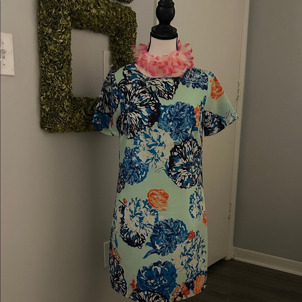 J. Crew Floral Mini Dress. Size 0.